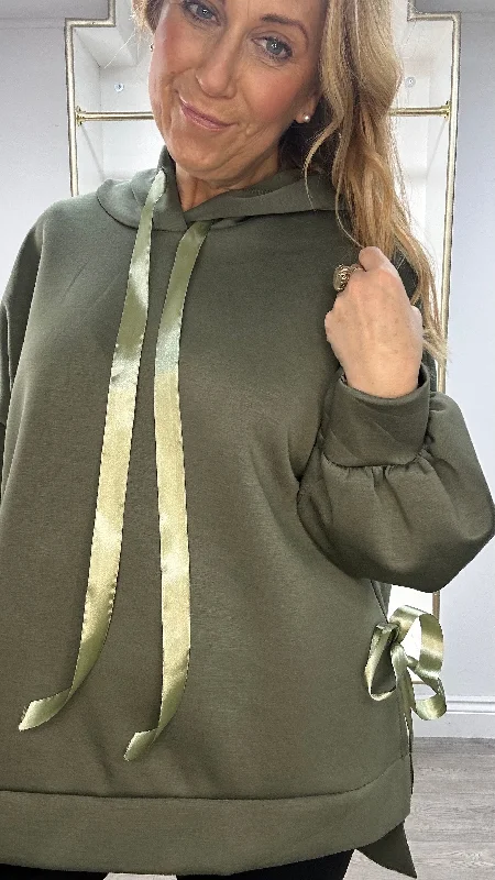 women's tops for those who love to experiment with fashionPenny ribbon hoody