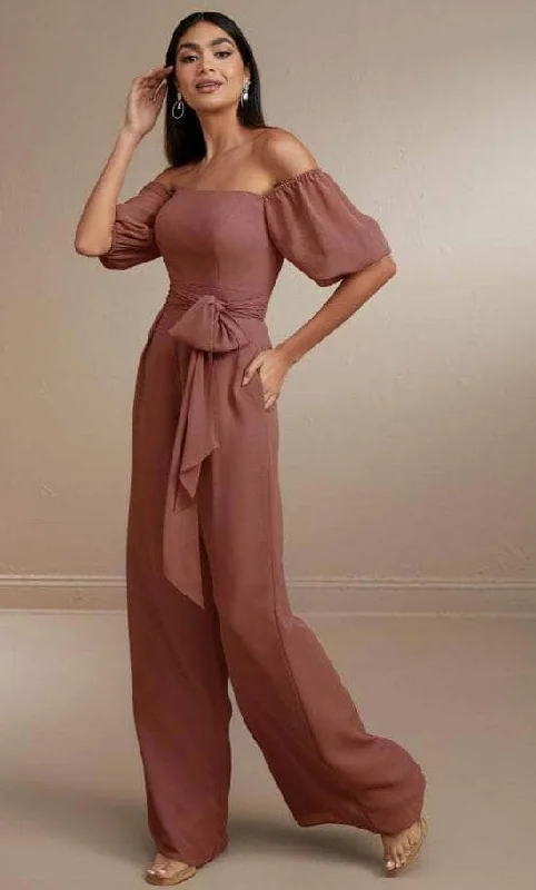 women's jumpsuits for machine-washable fabricsChristina Wu Celebration 22171 - Chiffon Jumpsuit