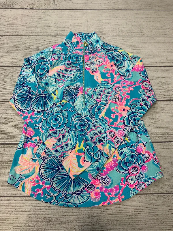 cozy women's long sleeve topsBlue Top Long Sleeve Lilly Pulitzer, Size S