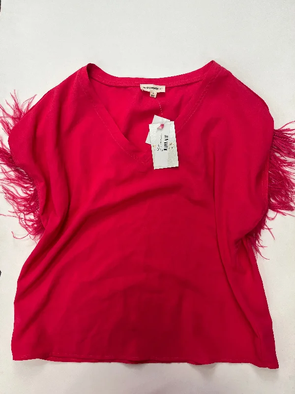 affordable women's T-shirtsPink Top Short Sleeve Ee Some NWT, Size M