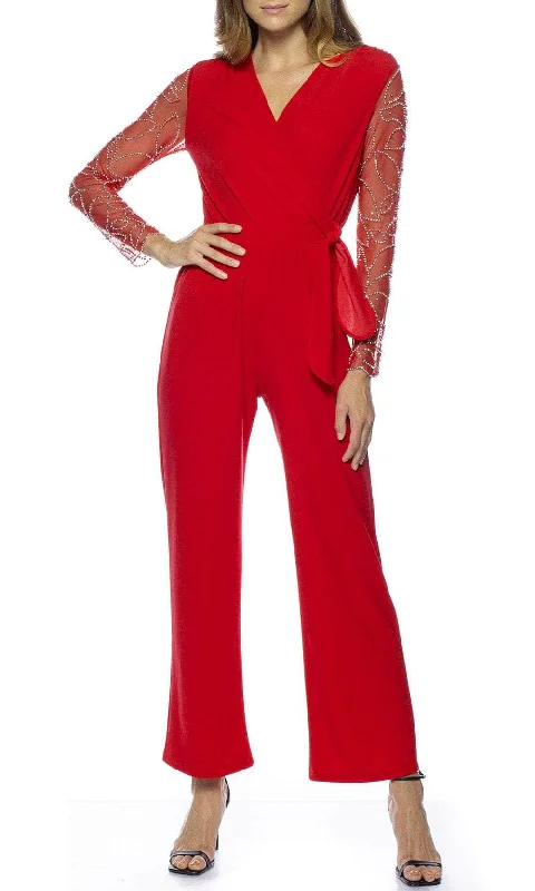 women's jumpsuits with long sleevesMarina 268040 - Long Sleeve Jumpsuit