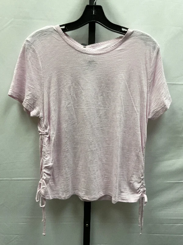 women's T-shirts with animal printsPink Top Short Sleeve Old Navy, Size M