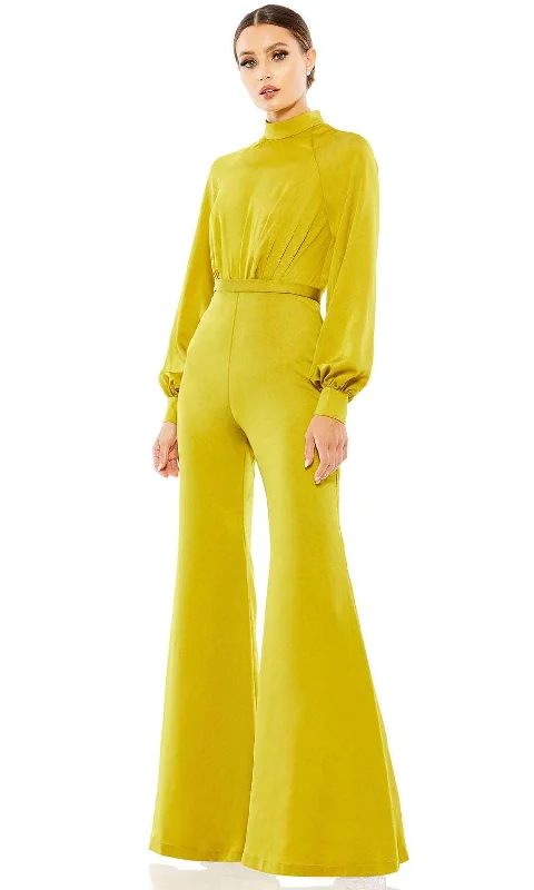 women's wide-leg jumpsuitsIeena Duggal 26685 - Bishop Sleeve Jumpsuit