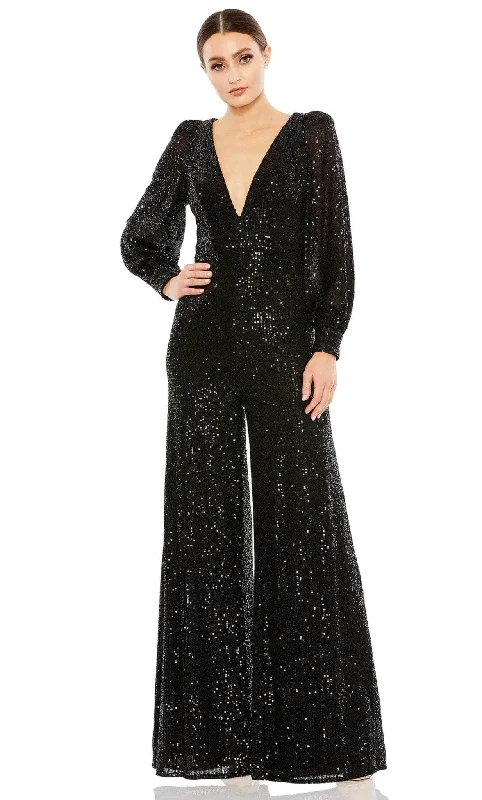 women's glam jumpsuitsIeena Duggal 42028 - Sequin Jumpsuit