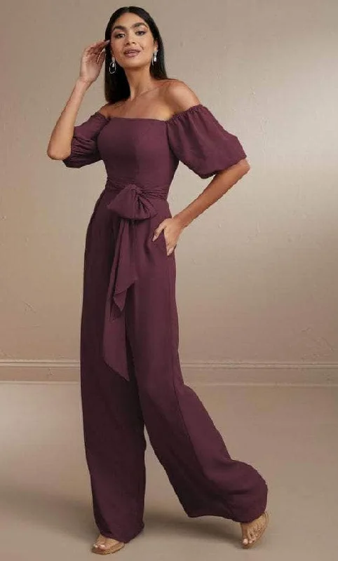 women's jumpsuits for versatile stylingChristina Wu Celebration 22171 - Long Chiffon Jumpsuit