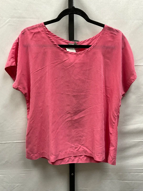 women's T-shirts with short sleevesPink Top Short Sleeve J. Jill, Size Petite   S