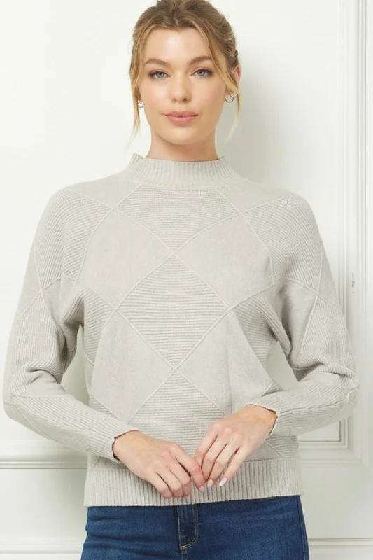 luxury women's topsDiamond Mock Pullover - 3 Colors!