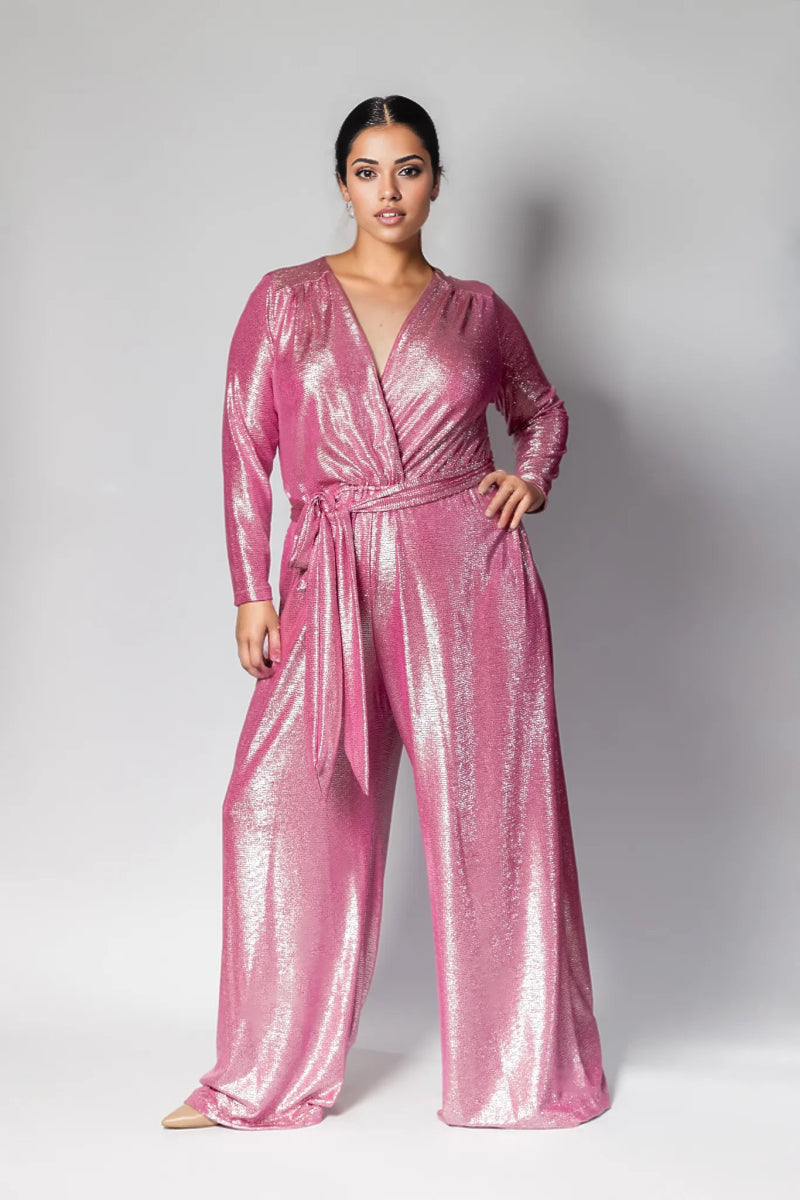 women's ankle-length jumpsuitsHelena Jumpsuit Pink