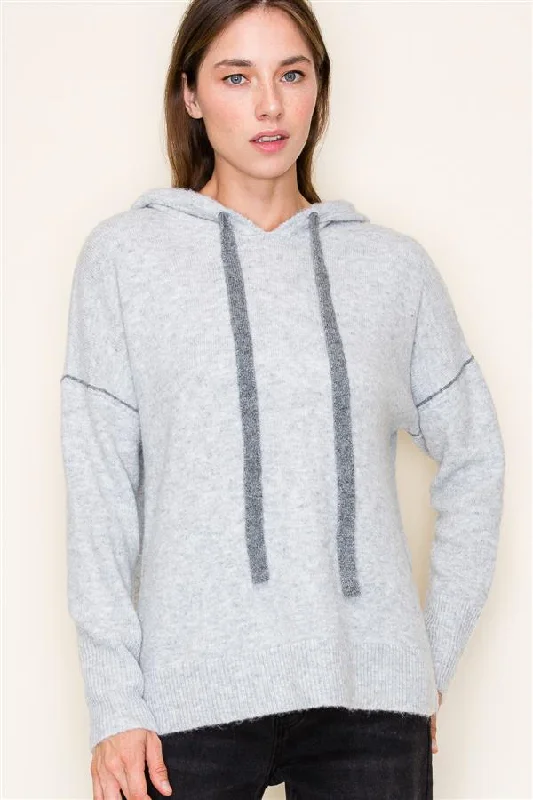 women's tops for cozy nights inBasic Sweater Hoodies - 3 Colors! - FINAL SALE