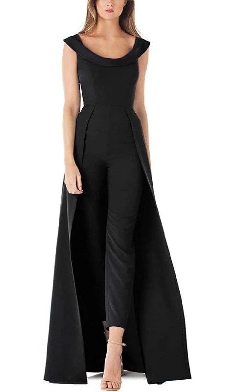 women's jumpsuits for petite womenKay Unger 5541306 - Scoop Neck Jumpsuit