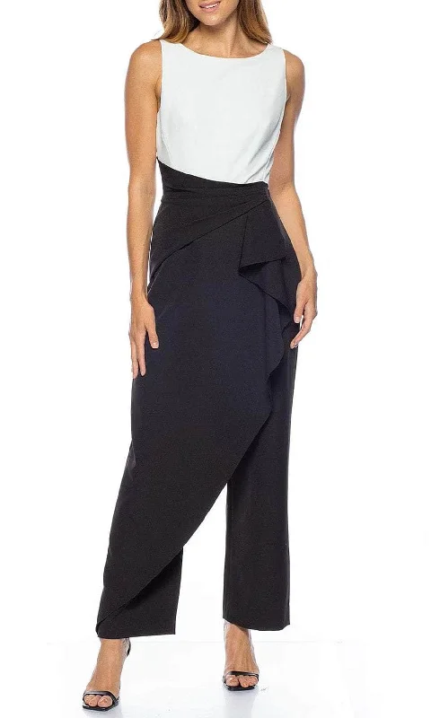 women's jumpsuits with solid colorsMarina 267957 - Bateau Neck Jumpsuit