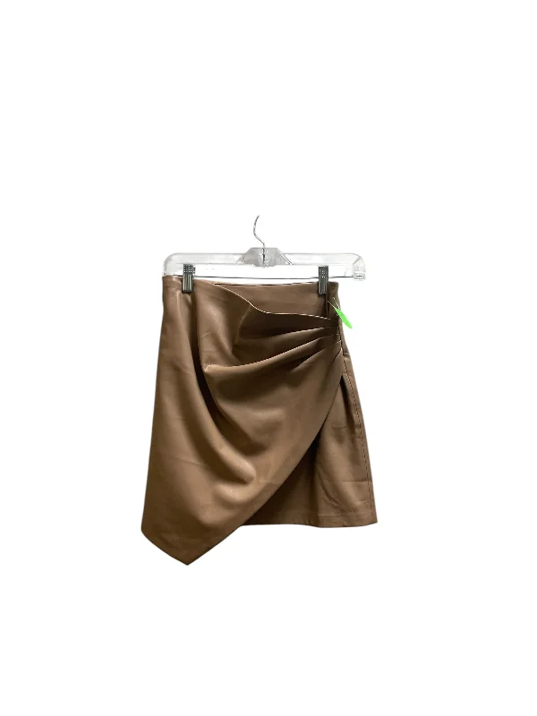 women's winter velvet skirtsSkirt Mini & Short By Thml In Brown, Size: Xs