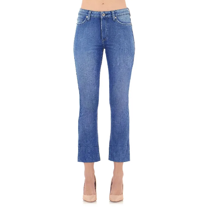 women's denim jeans for a bohemian lookStarlet Cropped Jeans In Feelin' Good