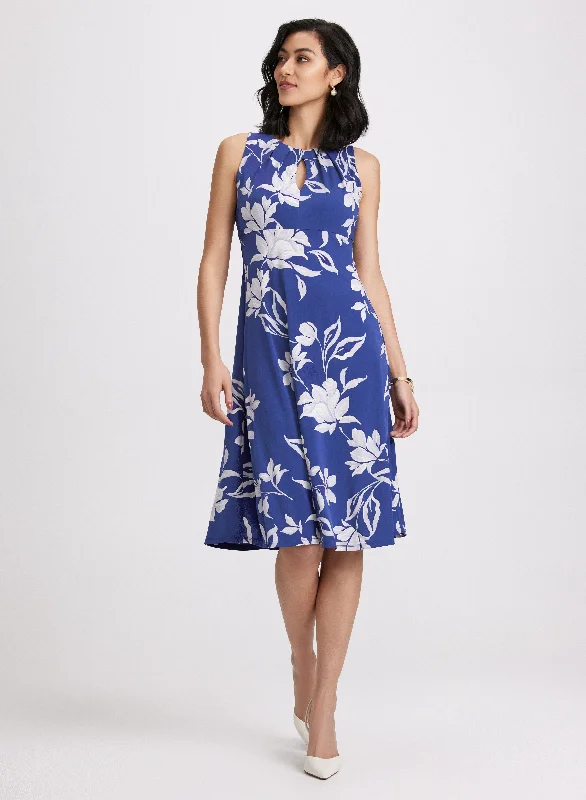 women's empire waist dressesFloral Midi Dress