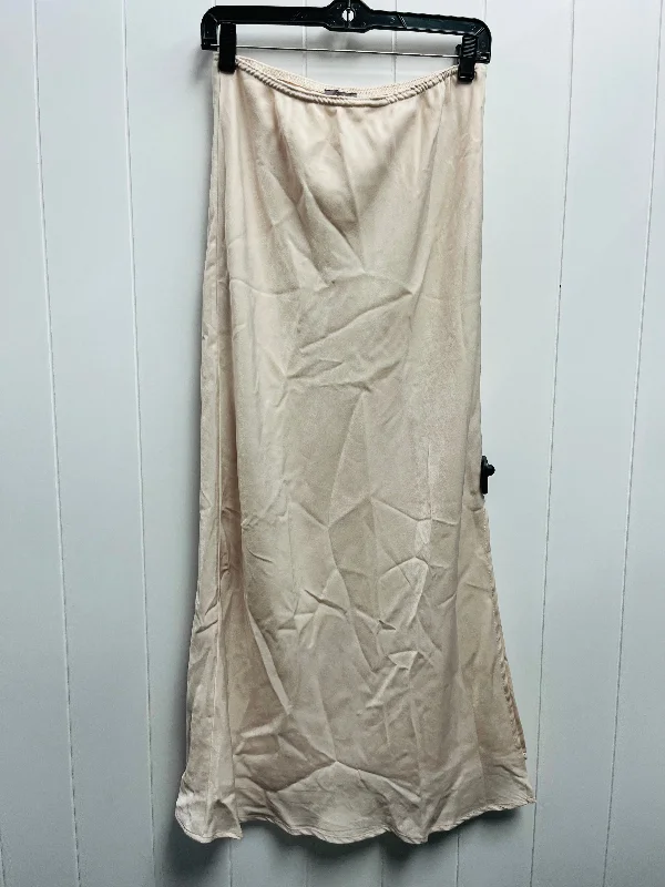 women's polyester skirtsSkirt Maxi By Maurices In Cream, Size: Xs