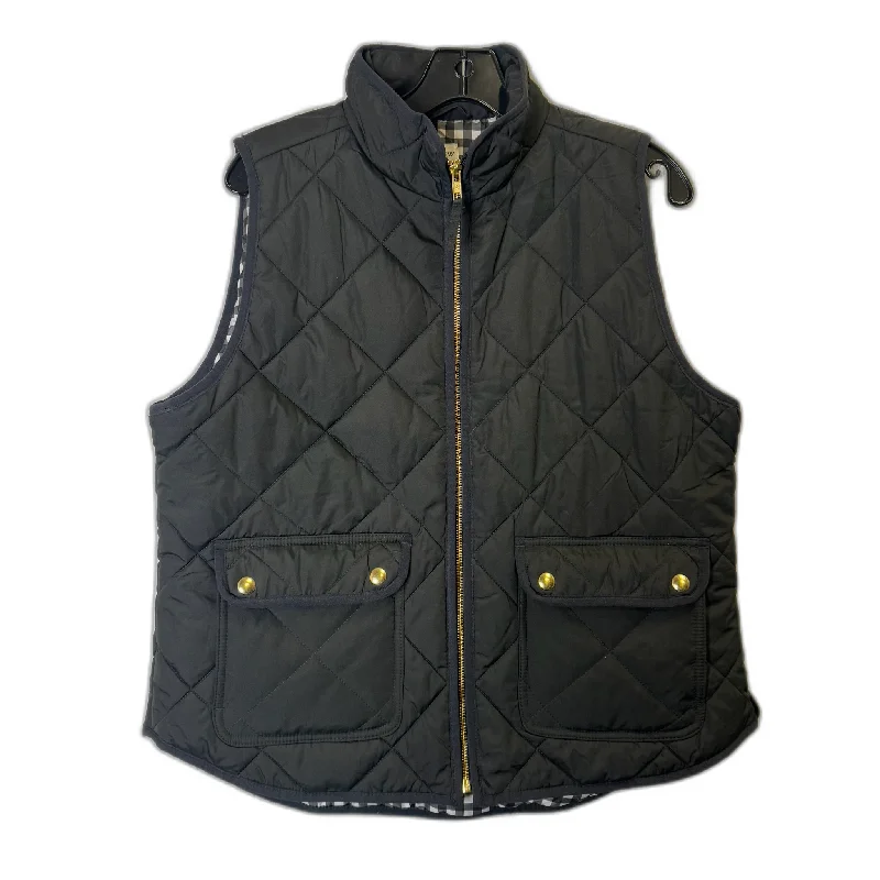 women's coats for rainy weatherVest Puffer & Quilted By J. Crew In Black, Size: L