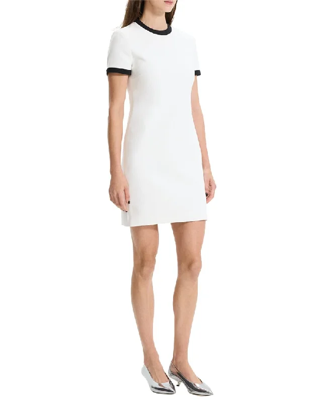 women's affordable dressesTheory Bicolor Mini Dress