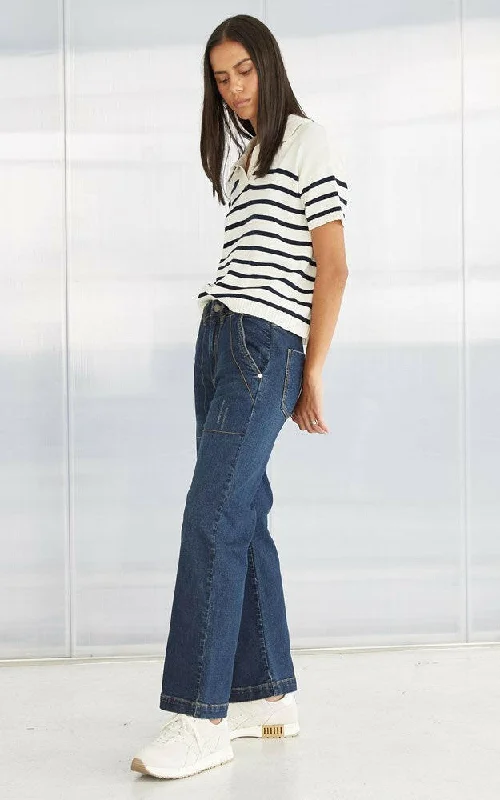 women's denim jeans for petite womenCody Kick Flare Astro Trousers