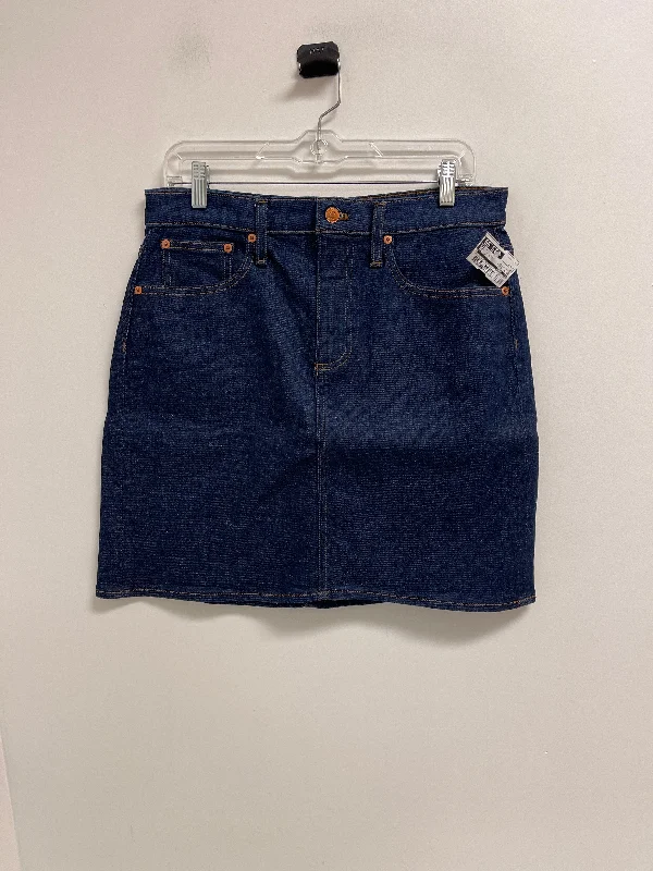 women's vintage leather skirtsSkirt Midi By J. Crew In Blue Denim, Size: 8