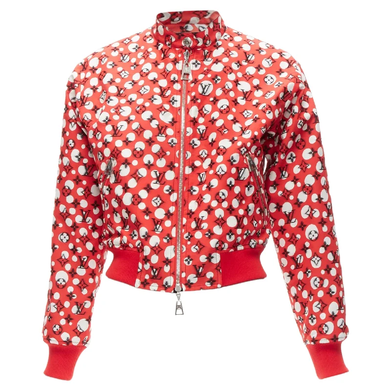 affordable women's coatsLouis Vuitton yayoi kama reversible infinity dots bomber