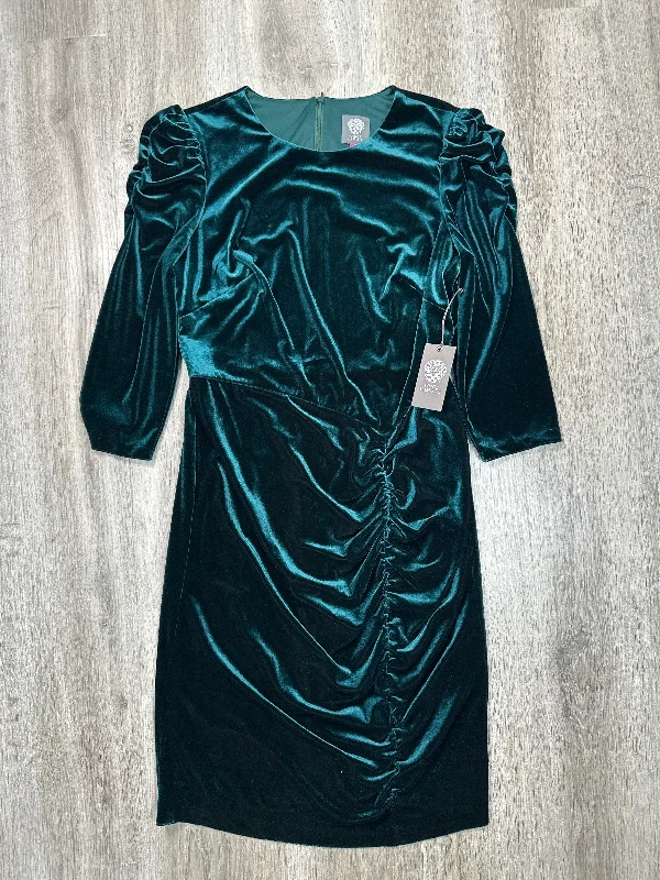 women's silk dressesDress Party Midi By Vince Camuto In Green, Size: L