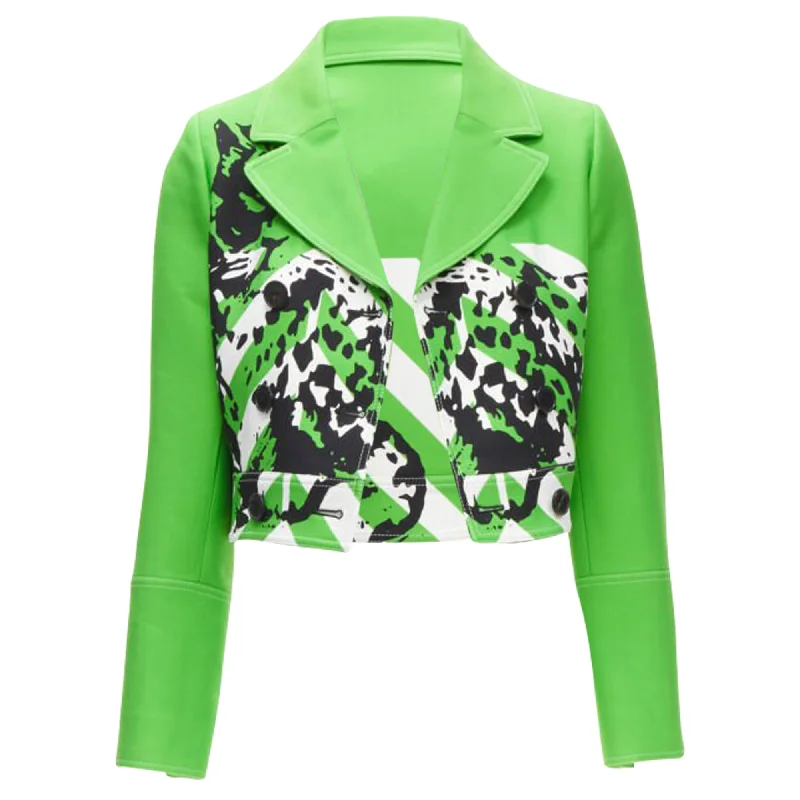 women's coats with cinched waistsChristian Dior Fantaisie animalier cropped jacket