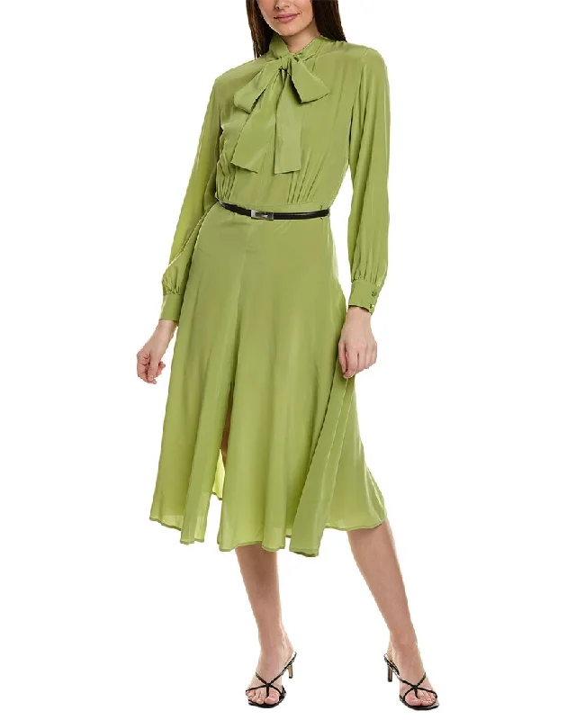 women's party dressesMax Mara Studio Revere Silk Midi Dress