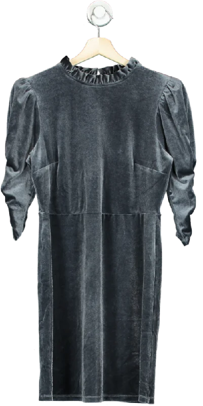 women's glam dressesFriends Like These Millie Mackintosh Grey Velvet Midi Dress