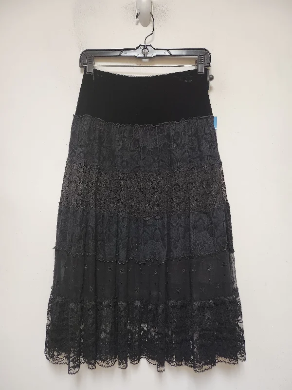 women's circle skirtsSkirt Maxi By Cynthia Steffe In Black, Size: 6