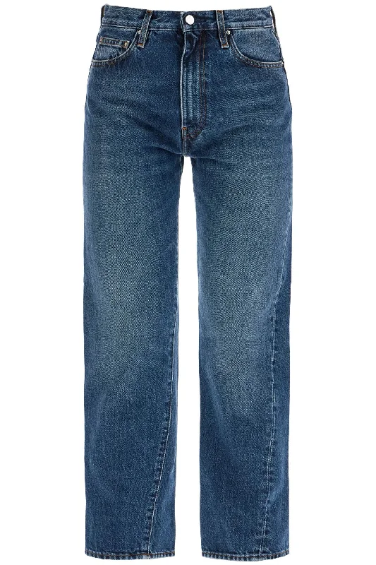 women's denim jeans for a flattering silhouetteToteme Women's Washed blue Organic Cotton Jeans