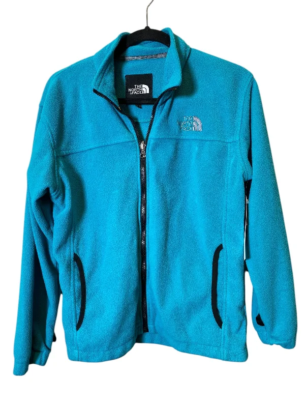 women's coats for apple-shaped bodiesJacket Fleece By The North Face In Aqua, Size: L