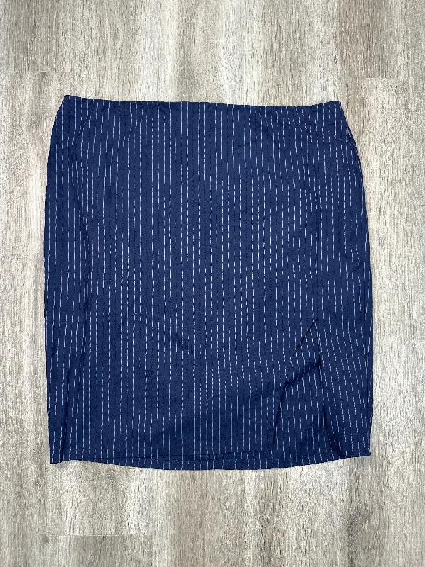 women's casual skirtsSkirt Midi By Lane Bryant In Blue, Size: 24