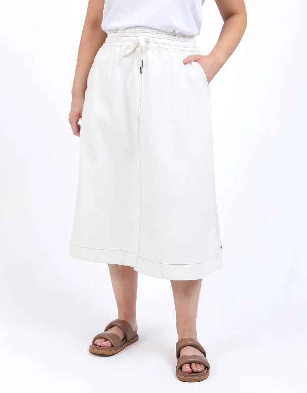 women's chiffon skirtsGreta Skirt - Vintage White