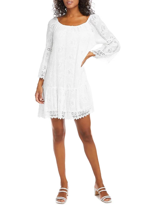 women's easy-to-wear dressesWomens Lace Mini Mini Dress