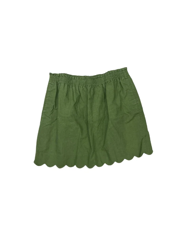 women's satin skirtsSkirt Midi By J. Crew In Green, Size: 18