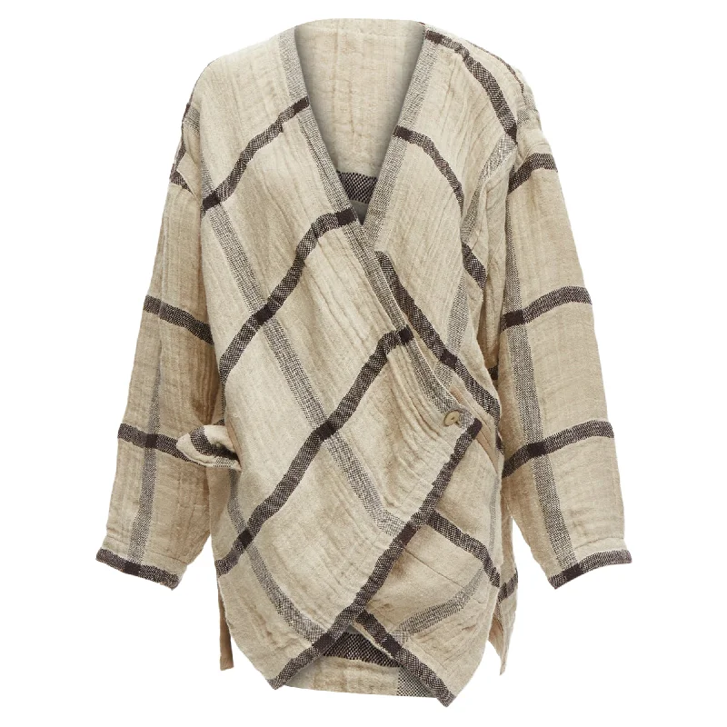 women's coats with hoodsIssey Miyake wrap oversized crinkle coat