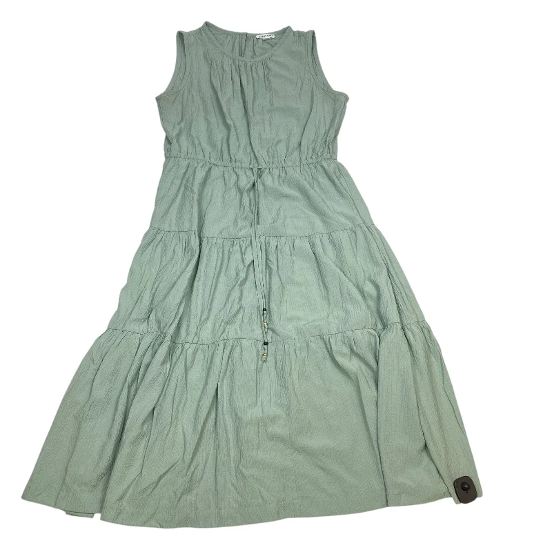 women's versatile dressesDress Casual Midi By Calvin Klein In Green, Size: Xl