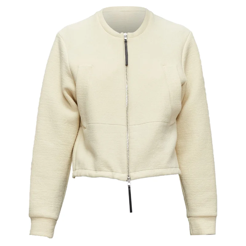 women's coats for those who believe in investing in quality fashionMarni cotton leather zip pull cropped bomber jacket