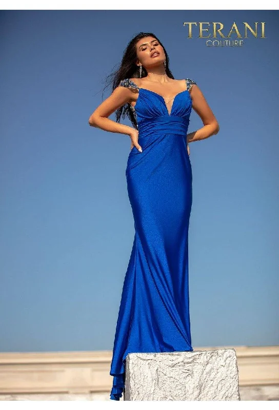 women's pastel dressesTerani Couture 2011P1469 Sleeveless Long Prom Gown