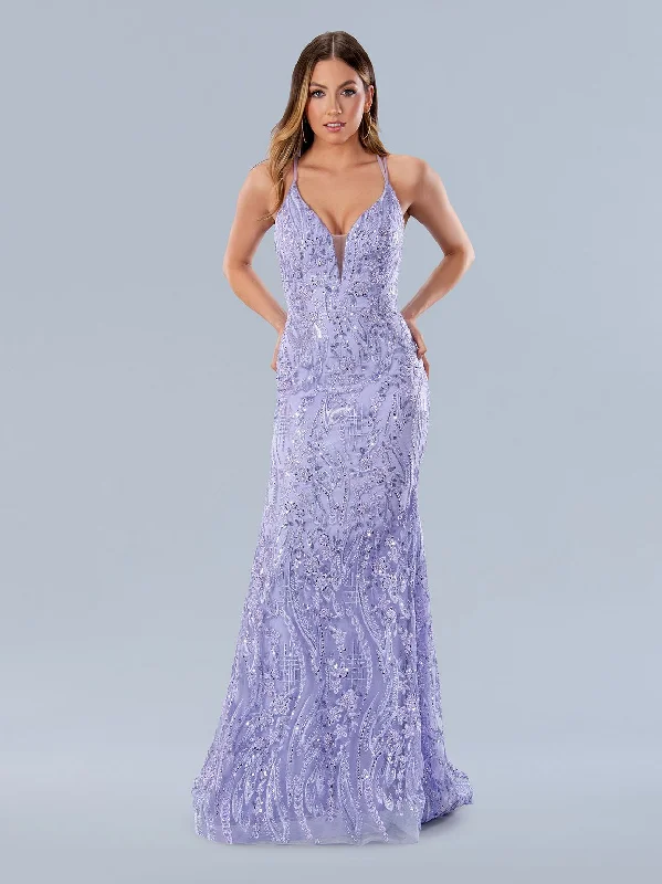 women's petite dressesStella Couture 24231 Sequin Long Formal Prom Dress