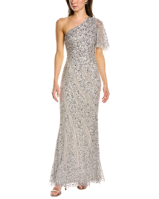 women's handmade dressesAidan Mattox Beaded Gown