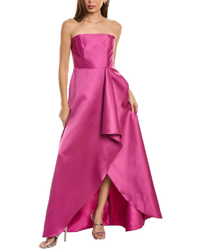 women's sleeveless dressesAlfred Sung Strapless Satin Gown