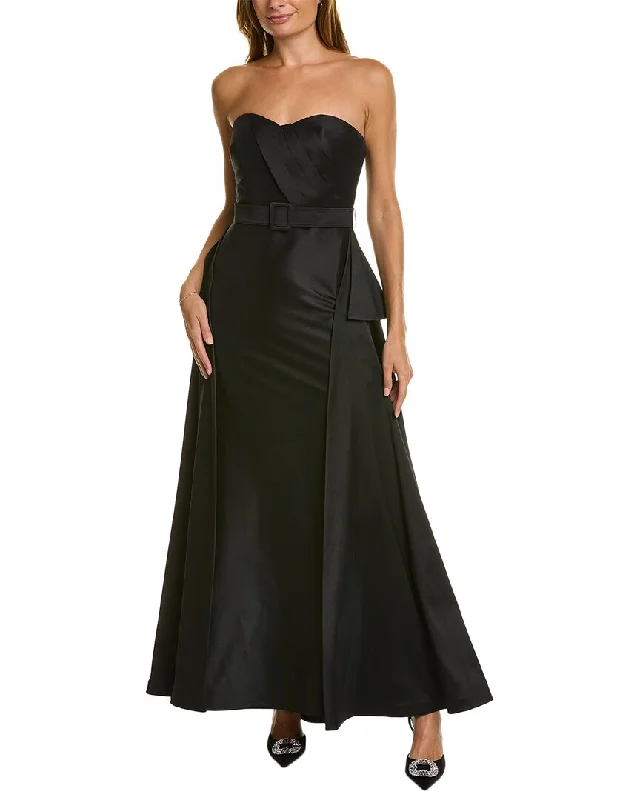 women's halter dressesBadgley Mischka Draped Gown