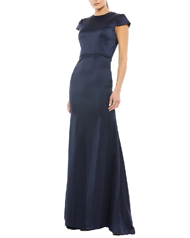 women's business casual dressesMac Duggal Column Gown