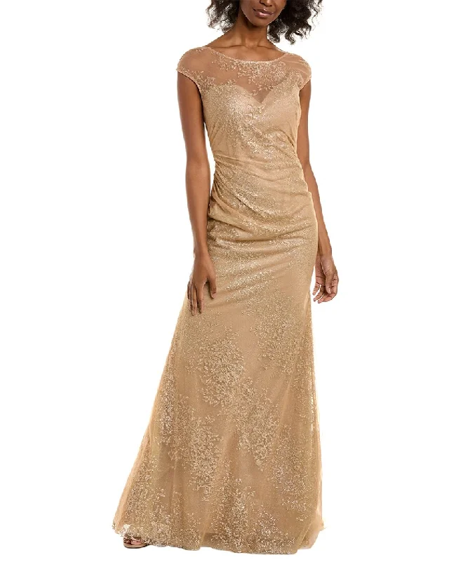 women's vacation dressesRene Ruiz Glitter A-Line Gown