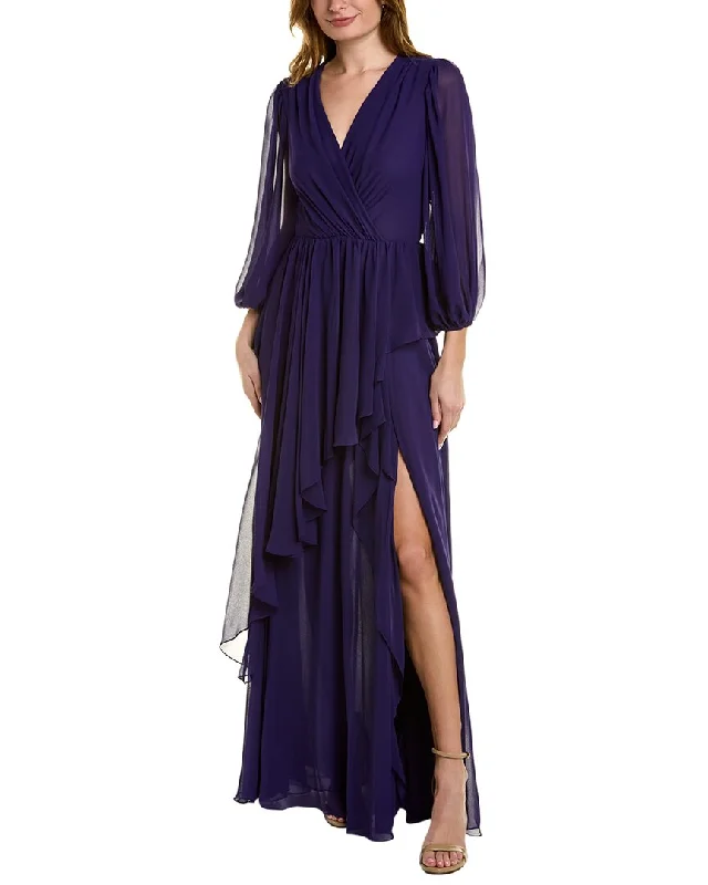 women's bespoke dressesTeri Jon by Rickie Freeman Chiffon Gown