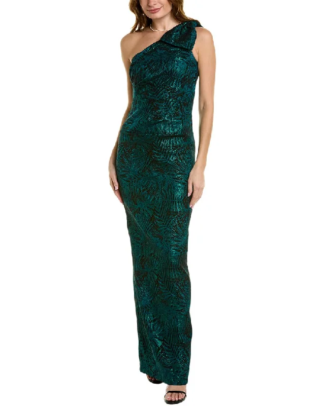 women's limited-edition dressesTeri Jon by Rickie Freeman One-Shoulder Gown