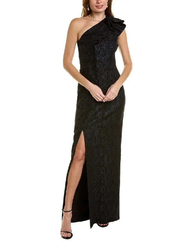 women's made-to-order dressesTeri Jon by Rickie Freeman One-Shoulder Gown