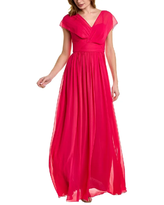 women's casual dressesTeri Jon by Rickie Freeman Pleated Bodice Gown